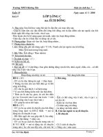 Giáo án Sinh HK II