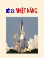 Tiết 25: Nhiệt năng