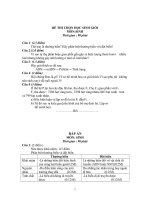 Bộđề HSG SinhLớp9+Đáp án(nhiềuđề)