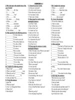 Bài ôn tập lớp 6 số 1 (Cơ bản)