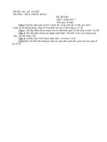 đề thi hkI sinh 7-9