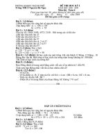 De thi hoc ky I mom toan