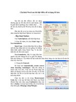 Cấu hình Word sau khi cài Office để sử dụng tốt hơn
