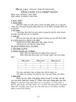 Lớp 6 - Tiết 58 - Tính chất của phép nhân