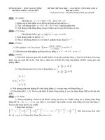 Đề thi thử ĐH - CD