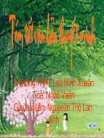 Tóm tắt văn bản thuyết minh