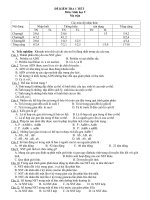 DE KIEM TRA HOC KI 1