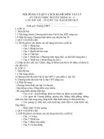 Nôi dung và quy cách ra đề Olympic 30 - 4