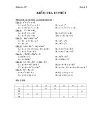 Giáo án Đại số 9 - Ôn tập chương II