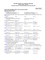 Đề thi HKI toán 10 08-09