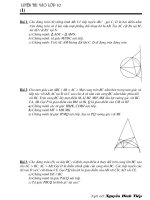 Bài tập hình học 9