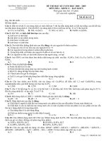 ĐỀ THI HKI NĂM 2008. KHỐI 11 NC. HAY