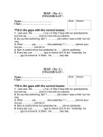 TEST 15''- EL 8 (2008 - 2009 )