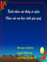 Bài 7: Tế bào nhân sơ