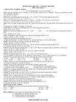 ĐỀ KIỂM TRA HK II HÓA 8