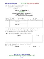 đề và đáp án May Tinh Bo Tui On thi HSG