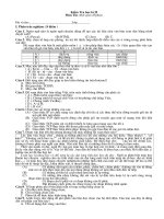 bài kiểm tra 45phút Kì II(đề 1)Lớp 10