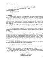 Báo cáo đại hội liên đội