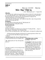 Ngữ văn lớp 8 tuần 25