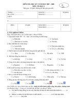 Kiểm tra học kì tin học 6