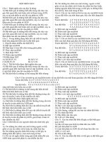 Đột biến gen - 58 câu TN