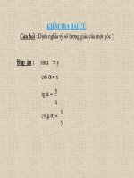 hệ thức giữa cxác tỉ số lg