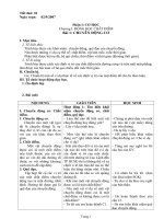 GA bài 1: Chuyển động cơ học