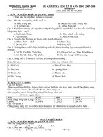 De & Dap an KT hoc ky II Dia 9(2008)