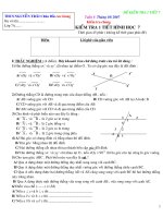 Đề kiểm tra 1 tiết Toán 7_cả năm (07-08)