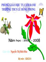 Công dân 9 - tiết 20 - Trách nhiệm thanh niên ...