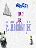 DIỆN TÍCH TAM GIÁC