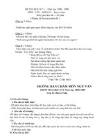 Đề Thi HK I-Lớp 12