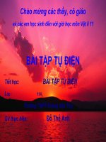 Bài tập Tụ điện ( TTTD)