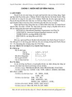Giáo trình Pascal