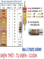 Bài thực hành điện trở cực hay