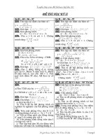 tuyển tập  đề thi học kỳ II líp 10 - THPT Thái Phiên - HP