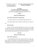 Qui dinh cua ban quan li hoc sinh