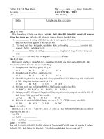 Kiểm tra 45 phút - bài 1( đề B)