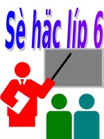 Tiết 32 Ước chung lơn nhất