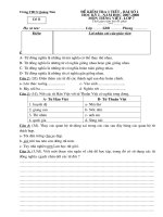 Đề kiểm tra Văn 7 (bài số 1 đề 4)