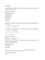 Bộ đê 2 Hóa & đáp án thi TN THPT