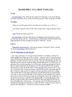 Tìm hiểu về bài hạnh phúc của một tang gia