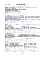 ĐỀ KT 11CB lần1(có ĐA)