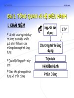 Lý thuyết hệ điều hành bài 1