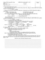 De kiem tra lần 1 tham khảo