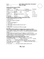 test english 9