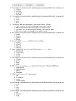 Luyện thi TN lớp 12 (01)