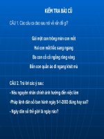 Bài 12: Chính sách tài nguyên môi trường