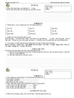 Ôn tập tiếng Việt tuần 12 - hết kỳ 1