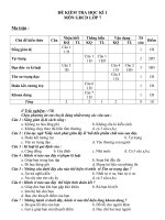 (Giángsinh 08) Đề thi học kì 1 và đáp án Môn GDCD lớp 8(Đề 5)